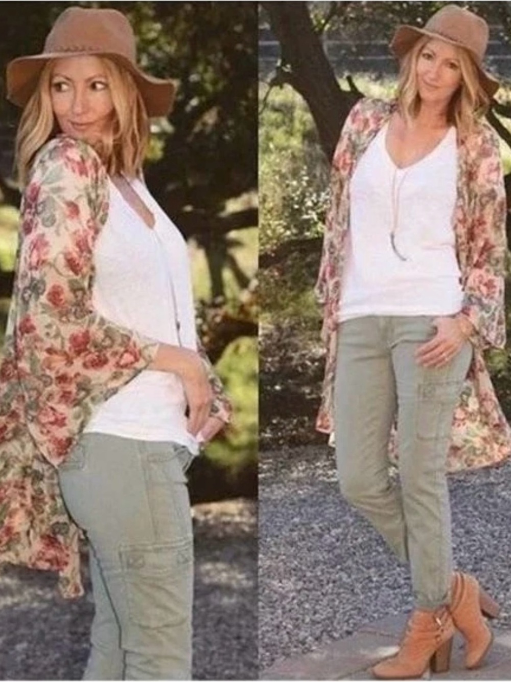 CAbi Sage Green Cargo jeans